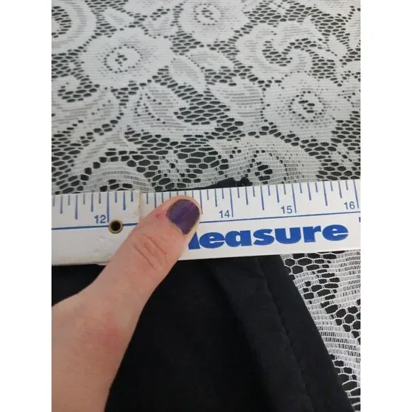 Cotton Black & White Floral Midi Skirt - Picture 10 of 12